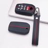 Premium Honeycomb Silicone Smart Key Cover keychain Fit Toyota Sienna Highlander Venza Grand Highlander Anti-Scratch Guard Shockproof