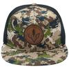 Bassdash Flat Bill Cap for Men and Flat Visor Adjustable Size Camouflage Trucker Hat Women, Cap, (56-60cm), (Highland)
