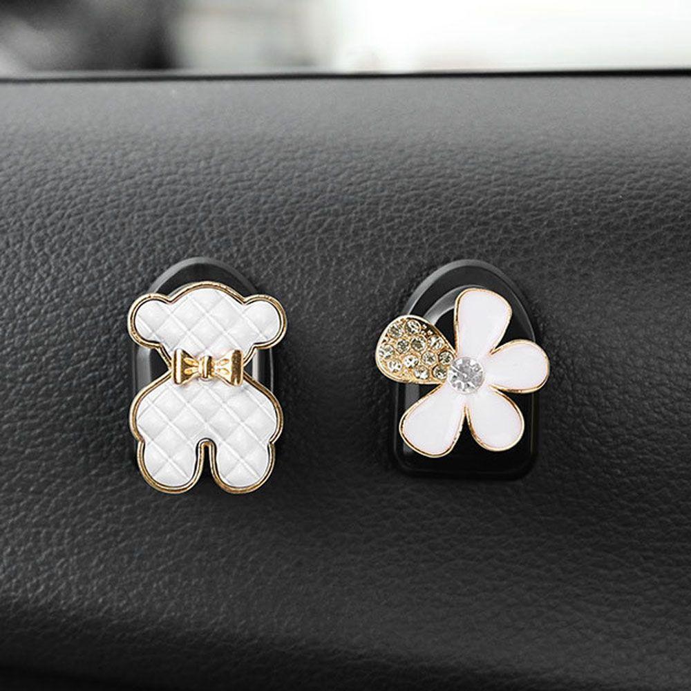 Bear Mini Car Accessories Interior Accessories Auto Fastener Clip Car Clip Car Hook Invisible Hook