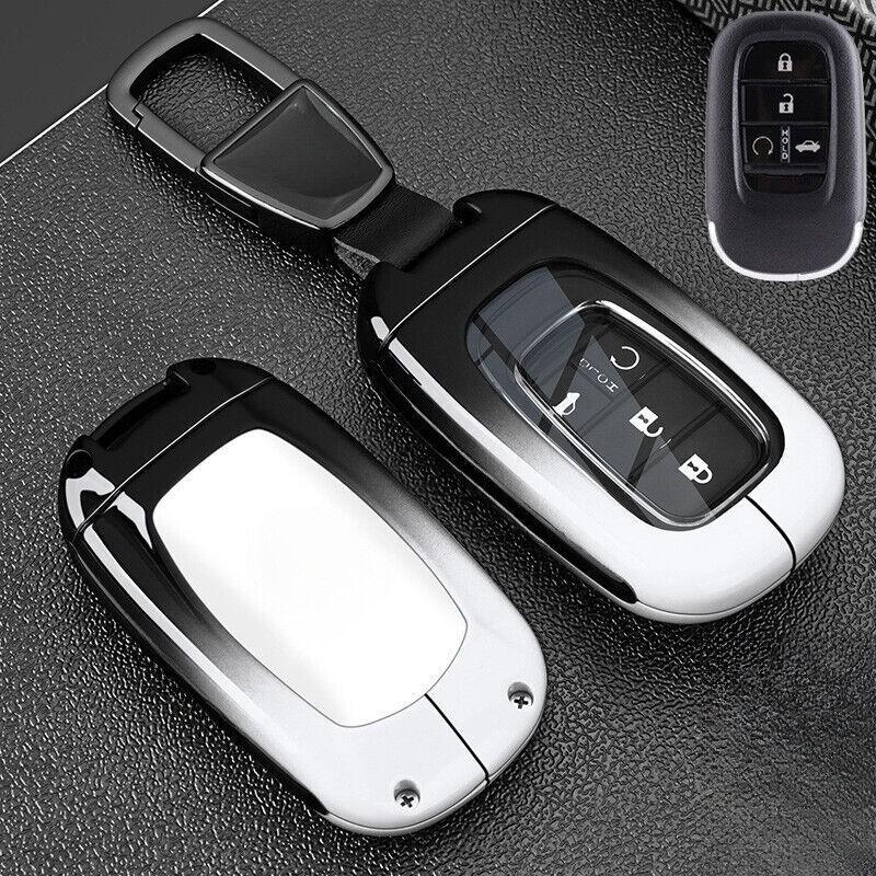 Zinc Alloy TPU Car Key Case Trim For Honda Civic Vezel Accord Sport SI EX EX-L