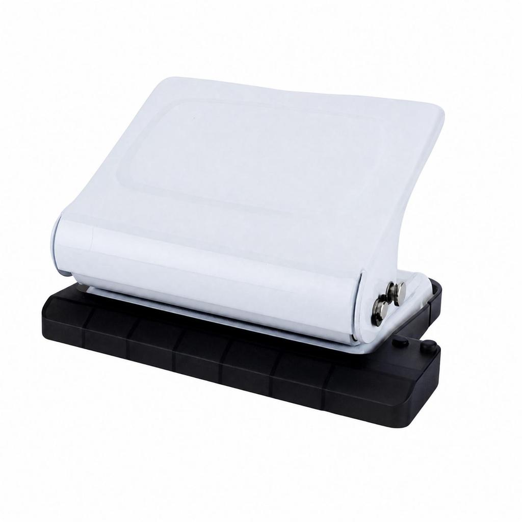 10-Hole Paper Punch Manual Metal Body Hole Easy To Operate Office Tool for
