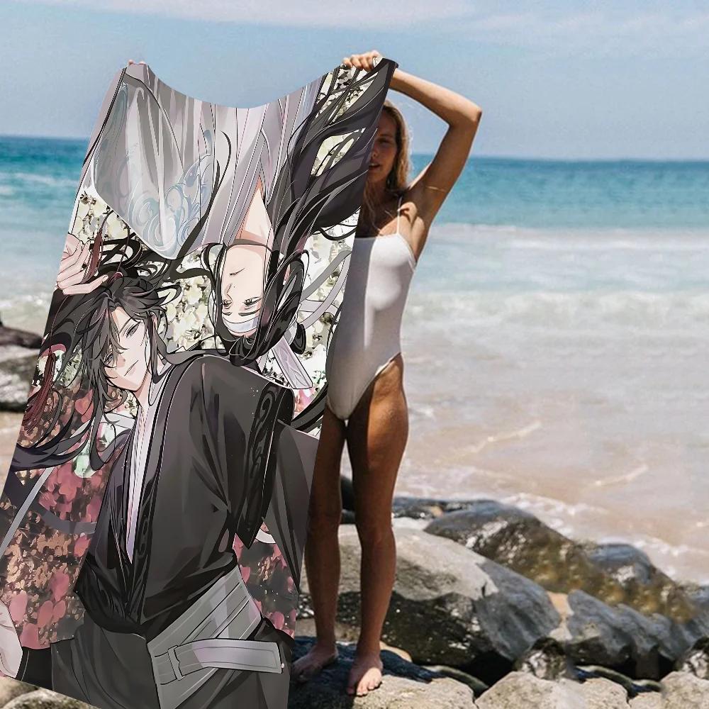 Mo Dao Zu Shi Anime Microfiber Printed Beach Towel Mountain Climbing Yoga Beach Swimming Running Absorbent Soft Towel