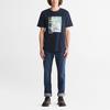 Timberland Pattern Printed Knit Casual Fashion Breathable Round Neck Short Sleeve T-Shirt Men T-Shirts Deep-Sapphire-Blue A62JN-433