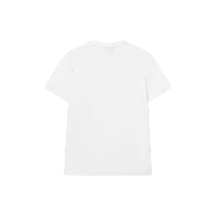 FILA Casual Round Neck Short Sleeve T-Shirt Men Tops White F11M122144F-WT