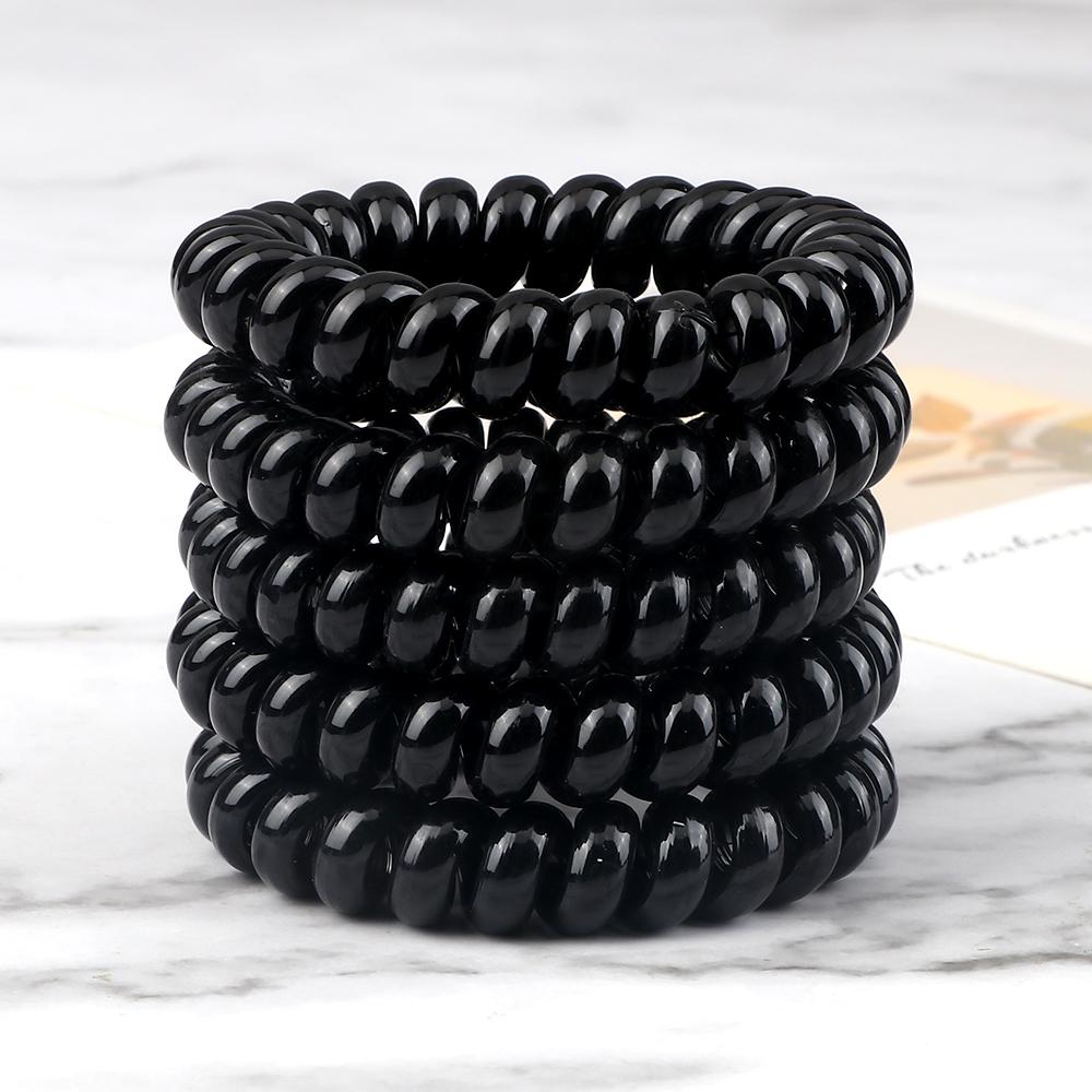 5 buc/set Elastic Culori Bomboane Fir de Telefon Simplu Benzi de Păr pentru Femei Coadă de Păr pentru Copii Fete Scrunchies Bandă de Păr Gumă Cadouri