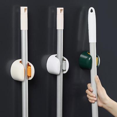 1PCS Broom Mop Holder Tidy Organizer Wall Mounted Organizer For Brush Mop Broom Storage Rack Kitchen Bathroom Holder