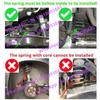 1Pair Car Rear Suspension Spring Airbag Noise Reduction for Sedan SUV Off-Road Vehicles Automobile Air Spring Shock Absorber