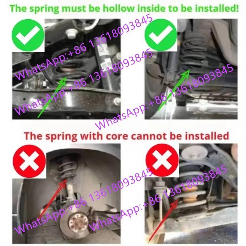 1Pair Car Rear Suspension Spring Airbag Noise Reduction for Sedan SUV Off-Road Vehicles Automobile Air Spring Shock Absorber