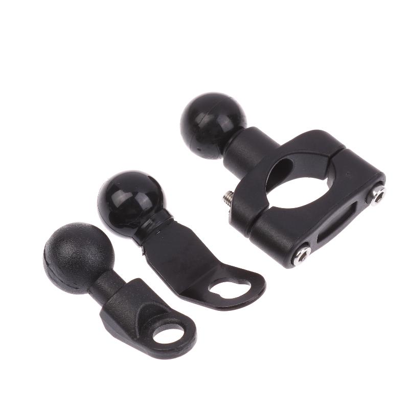1 Set 2.3Cm Ball Clamp Bracket For Motorbike Phone Holder Pj10/Pj13/Pj18 Motorcycle Handlebar Mount Base Kit Accessories