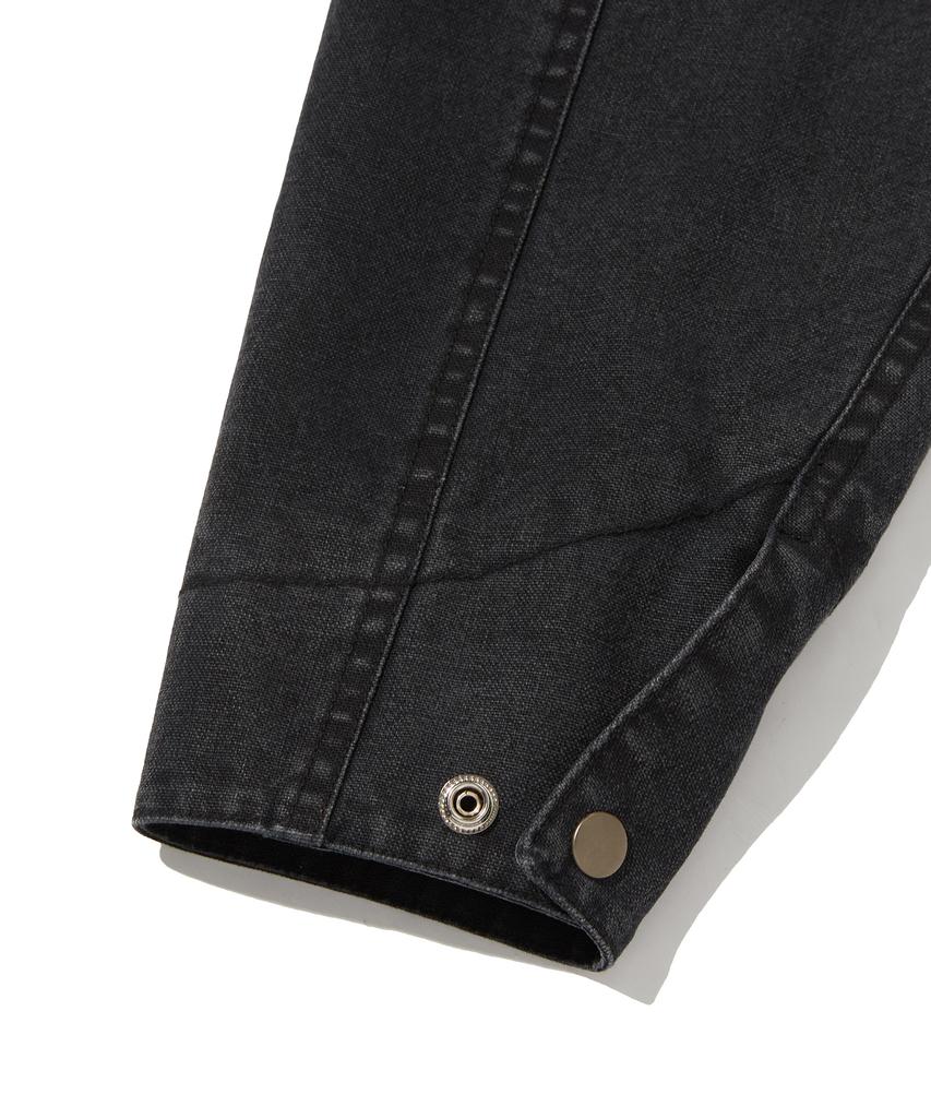 Suade Washed Work Jacket [Black]