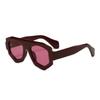 New Trend Irregular Square Women Sunglasses Men Outdoor Fashionable UV400 Shades Retro Oversized Sports Sun Glasses Eyewear