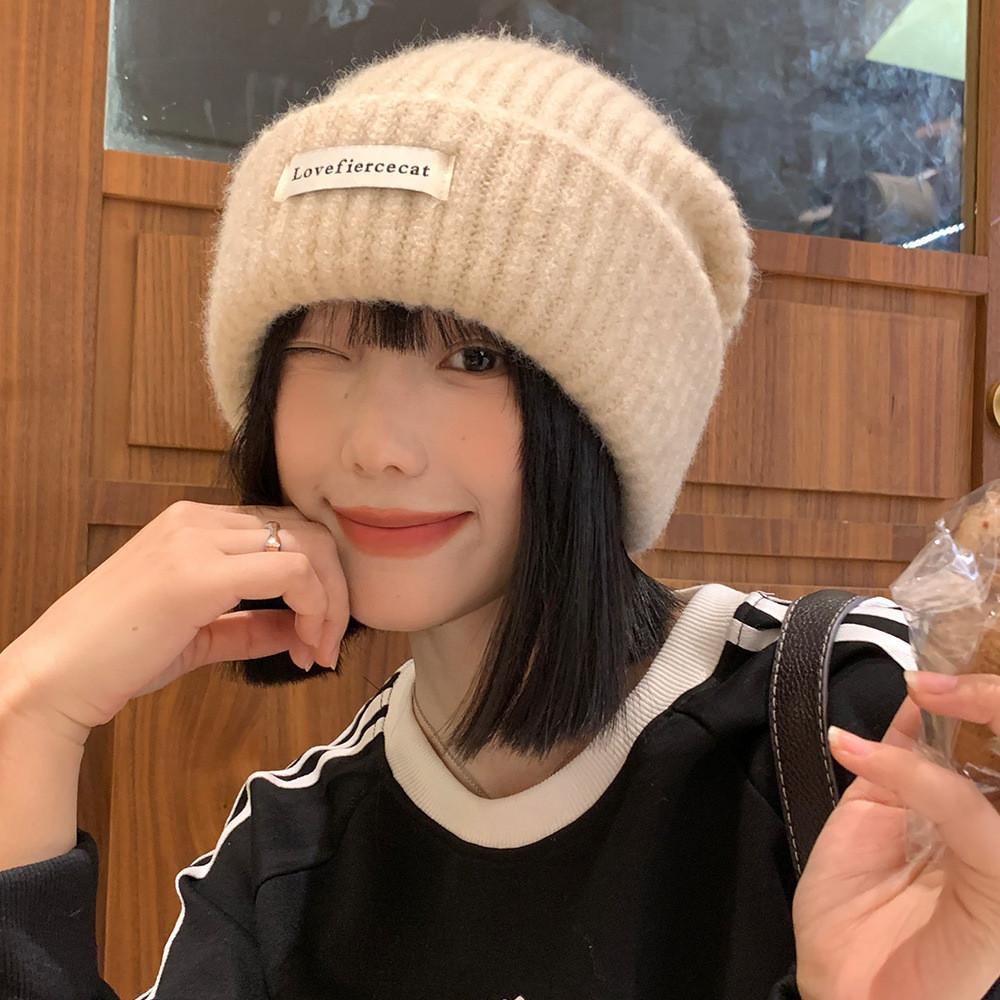 Cozy And Stylish Japanese Knit Slouchy Beanie Hat For Autumn And Winter Wear