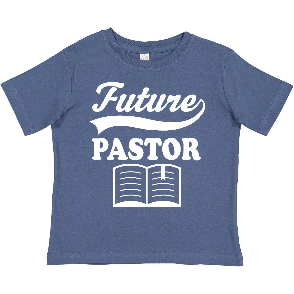 Inktastic Future Pastor Shirt Childs Toddler T-Shirt Job Occupation Religious 100