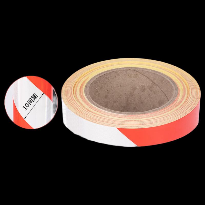 DAXTE Red & White Crystal Lattice Reflective Warning Tape