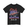 Monster Truck Shirt, Girls Like Monster Trucks Too Women Girls T-shirt