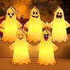 Halloween Ghost Decoration - AIMOONSA - Ghost Doll Decoration - Pack of 5 - Polystyrene - 5.4 X 7 X 10.5 Cm