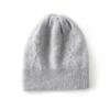 Double-layer Thickened Hat% Pure Cashmere Hat Unisex Twisted Knitted Warm Cashmere Hat