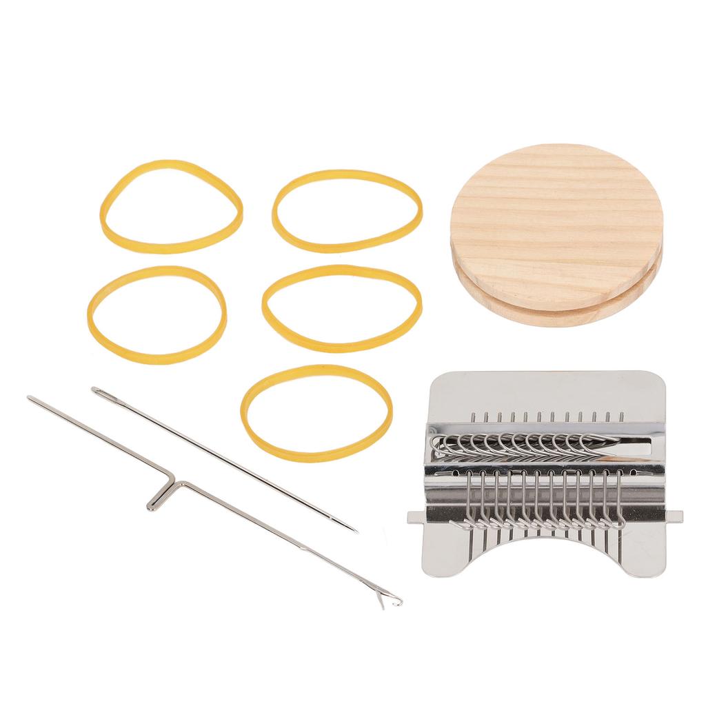 Small Weaving Loom Multipurpose Efficient Portable Manual Darning Loom Kit for Mending Pants Socks