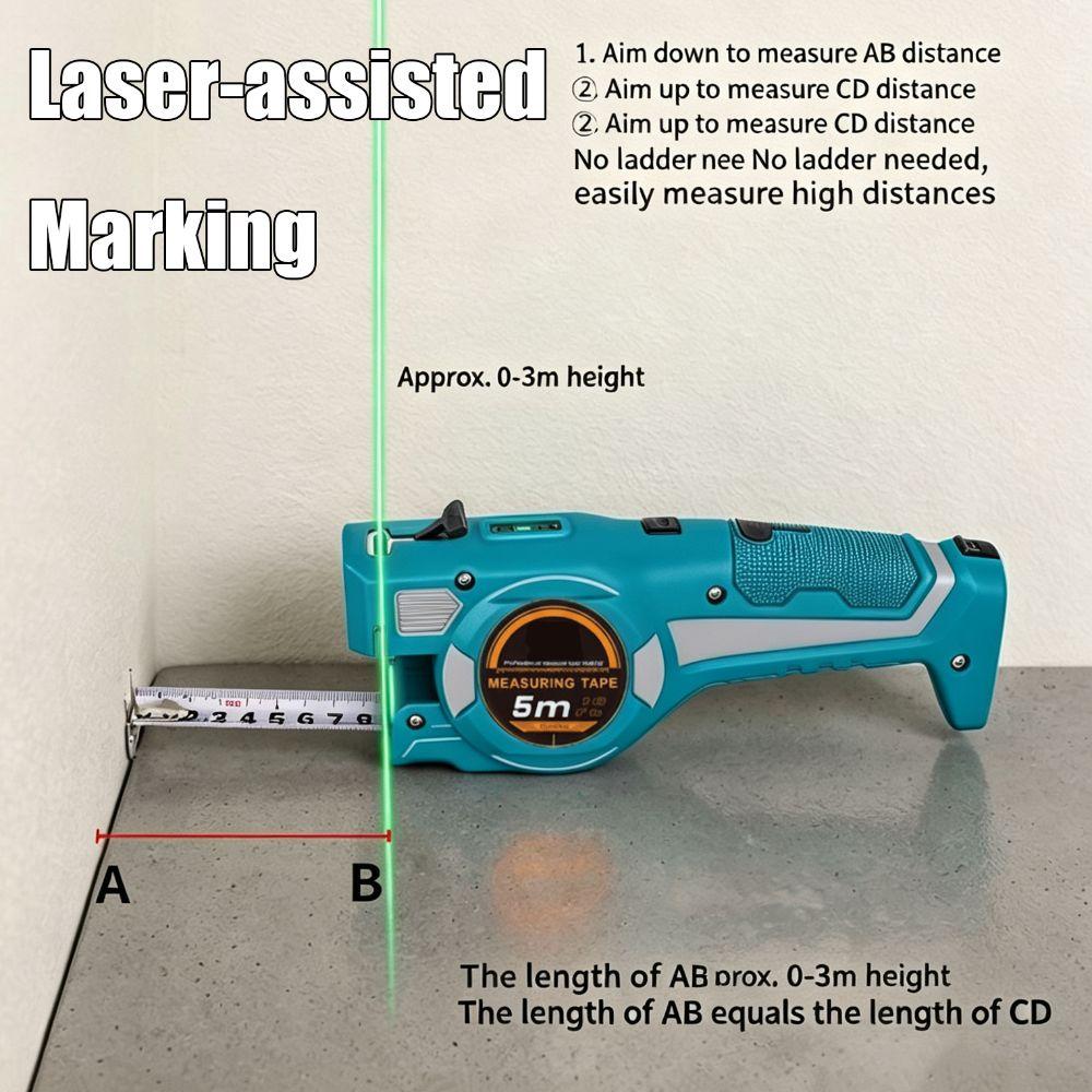 High Precision Laser Distance Meter 3-in-1 Infrared Measuring Ruler home decoration measurement