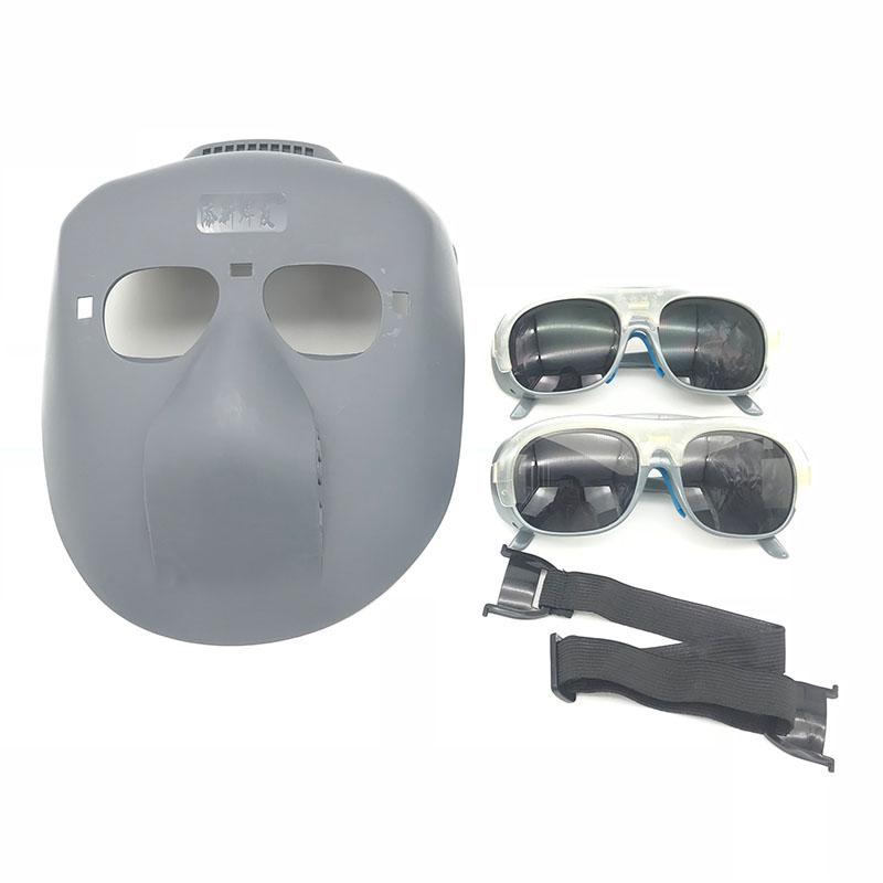 Head-Mounted Breathable Welding Mask - Anti-Scald Argon Arc Gas Shielded Welder Face Protection