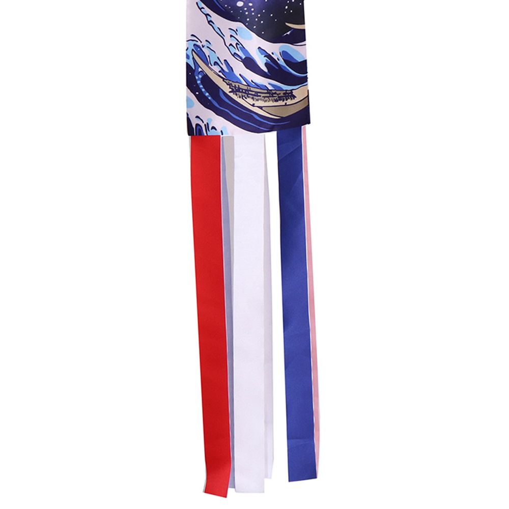 Yard Decor Fish Flag Outdoor Japanese Style Wind Chimes Carp Flag Windsock Hanging Decorations