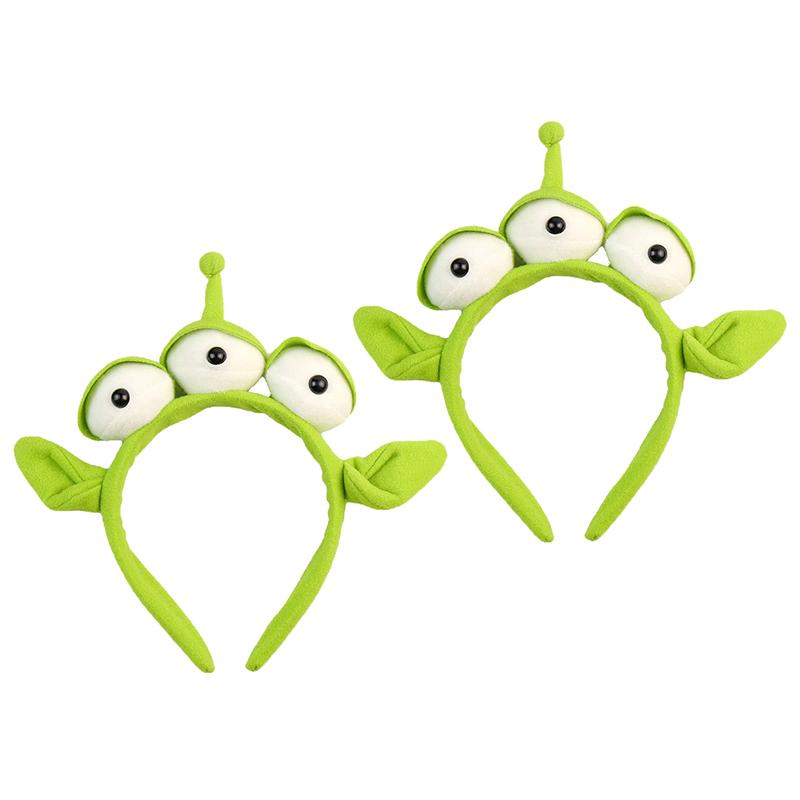 

1/2 шт. трехглазый инопланетный ободок на Хэллоуин монстр плюшевый милый головной убор шляпа аксессуары для тематической вечеринки для девочек и детей 2PCS