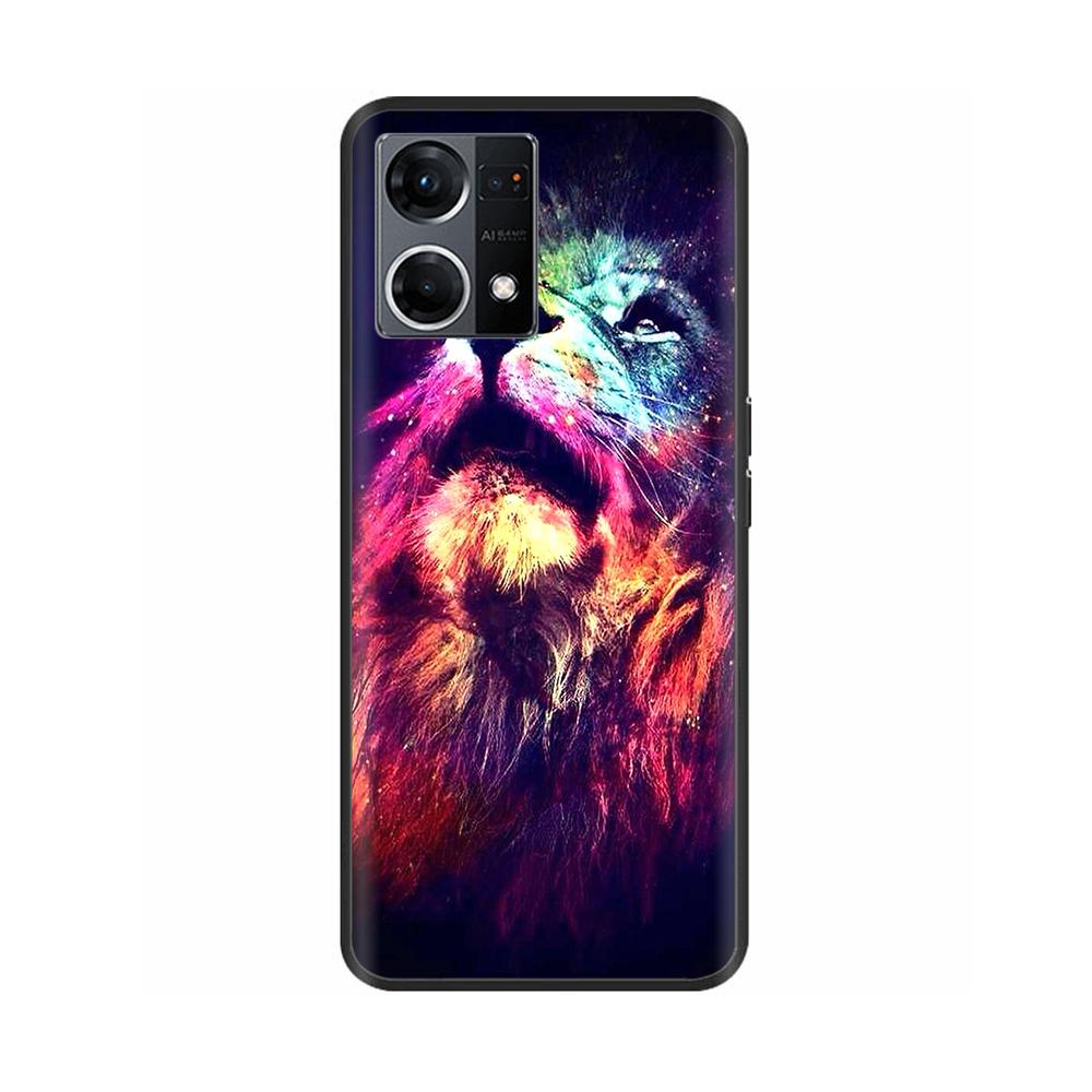 Hülle für Oppo Reno7 4G Hülle Reno7 Silikon Weich Stoßfest TPU Rückseiten für OPPO F21 Pro Reno 7 4G Hülle Schwarze Bumper Fundas