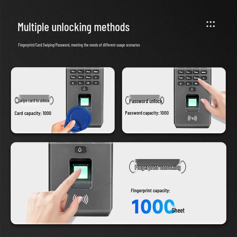 ZUCON Fingerprint Access Control System Kit CN plug (adapter included)