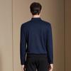 Antonio Men's Merino Wool Blend Knit Long-Sleeve Shirt