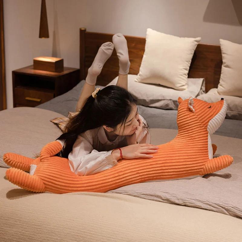 Cute Animal Side Slee Body Pillow 110cm Home Decor Long Pillows Bed Sofa Throw Pillow Classmate Friend Birthday Present Gift