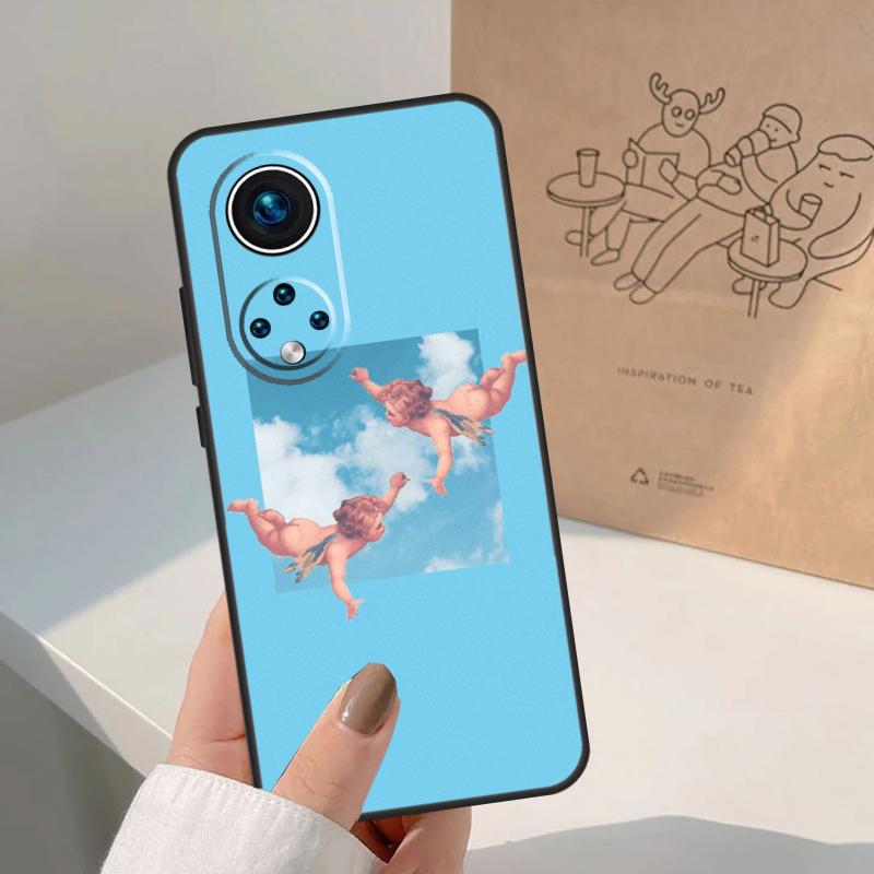 Cute Angels Aesthetic Aesthetics For Honor Magic 8 Pro 5 6 7 Lite Case For Honor Win RT 200 400 50 70 90 X8b X9a X9b X9c X9d