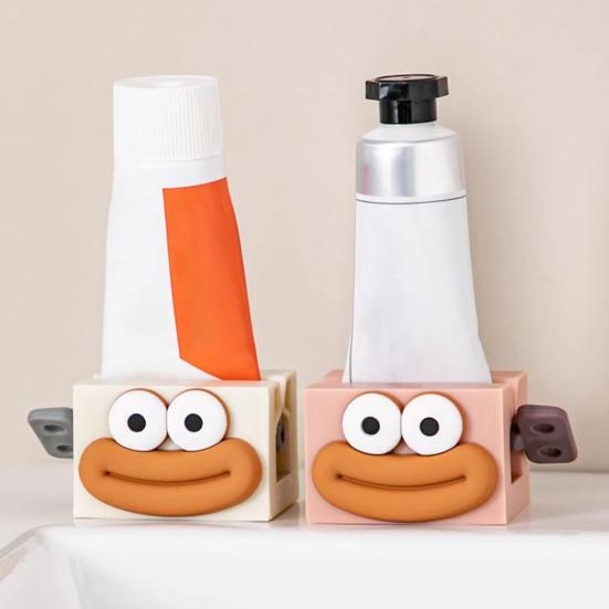 1/2Pcs Toothpaste Tube Squeezer Toothpaste Dispenser Cartoon Shape Easy to Use Toothpaste Clip Bathroom Decoration