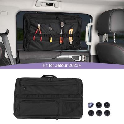 Trunk Rear Window Side Storage Bag Organizer Fit For Chery JETOUR T2 2023 Up For Suzuki Jimny 2019 Up For BJ40 2024 Up Stowing Tidying Car Accessories