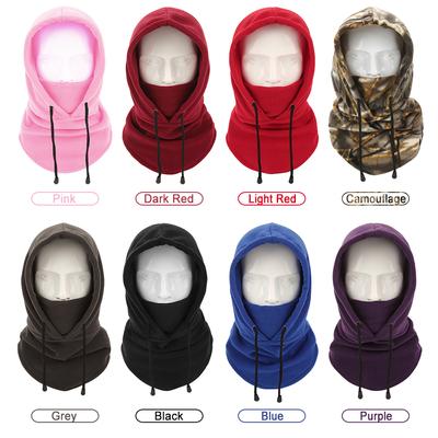 Winter Fleece Face Cover Women Men Windproof Ski Warm Snow Hood for Motorcycling Skiing Ice Fishing
