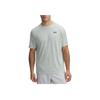 T-shirt a Maniche Corte Tech Vent Classic Comoda Morbida Versatile Tinta Unita Uomo Top Verde Chiaro 1390047-377