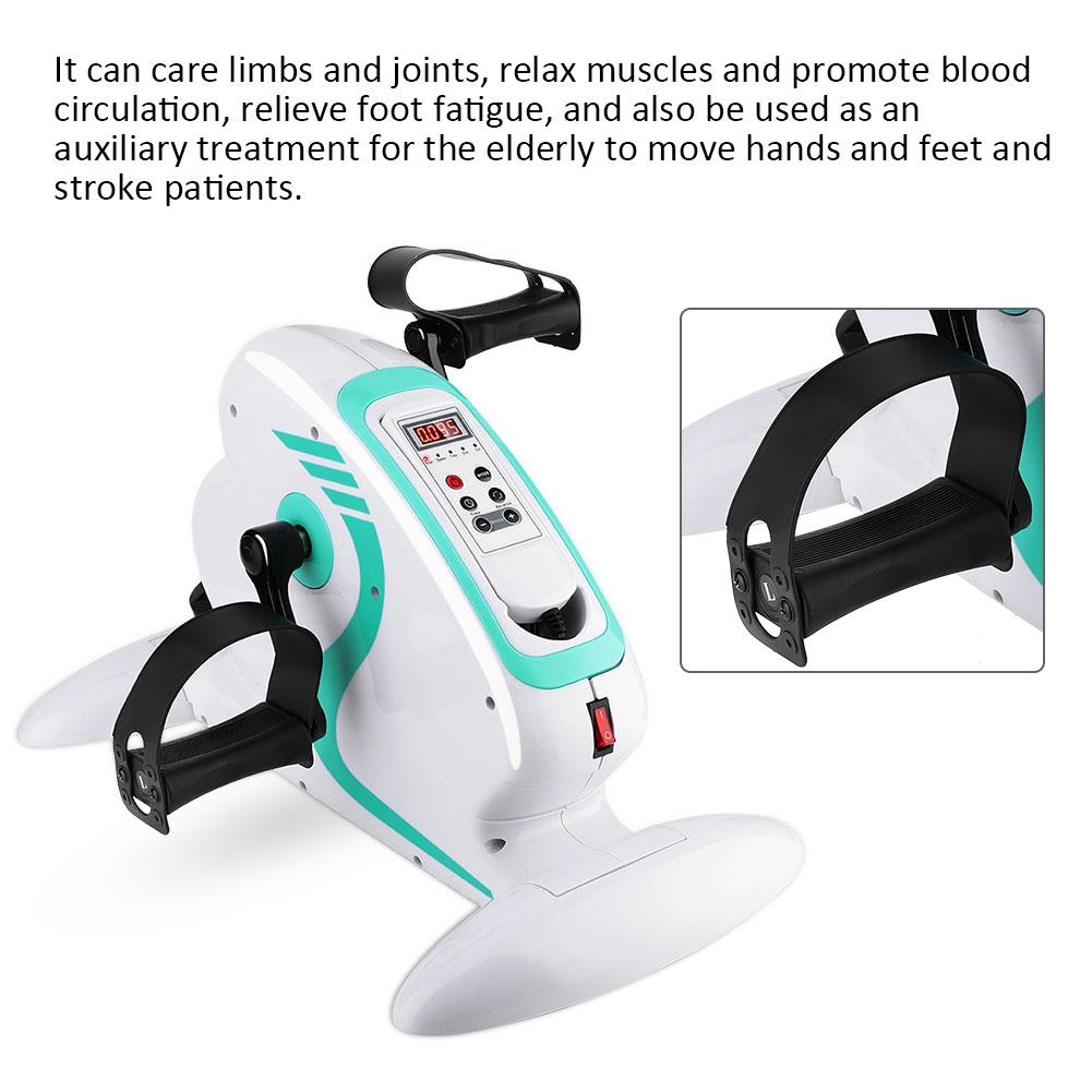 110V Fitness Motorized Electric Mini Exercise Bike Foot Pedal Trainer Exerciser US