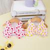 Pet Love Bow Traction Rope Set Clothes Spring Dog Clothing Teddy Schnauzer Cat Clothes Love Chest and Back Dog Collar