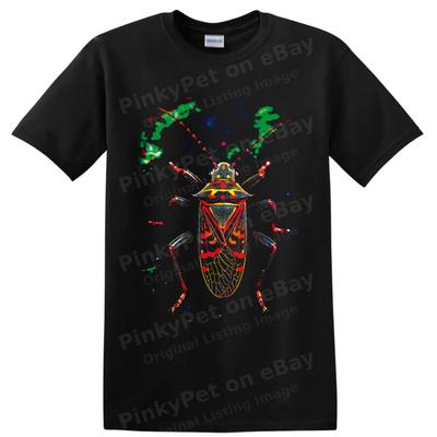 Colorful Insect Bug Anatomy T Shirt W/ Vibrant Entomology Illustration Art Tee