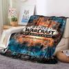 World of Warcraft Art Blanket Flannel Blanket A World of Magic and Limitless Adventure Soft Comfortable Home Travel Blanket