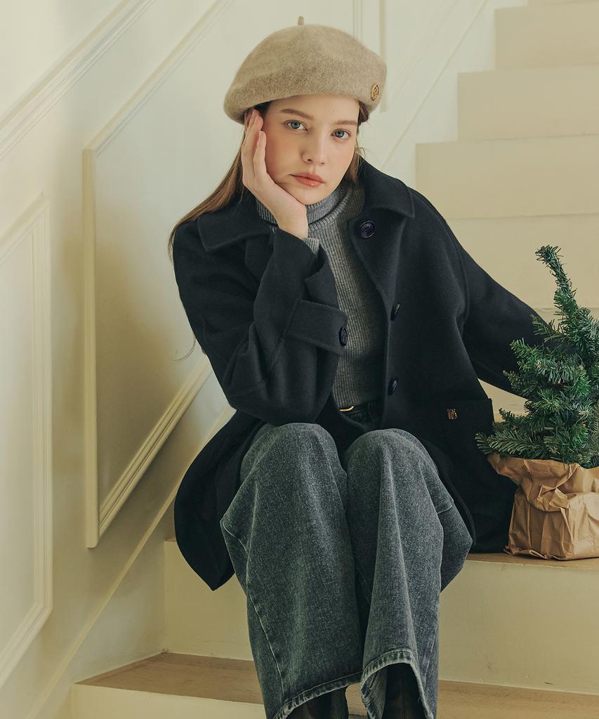 ZEROSTREET [3 Colors] Wool Logo Beret