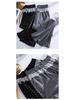 Women's High Waist Polka Dot Wide Leg Pants with Lace Trim - 2025 Spring Collection