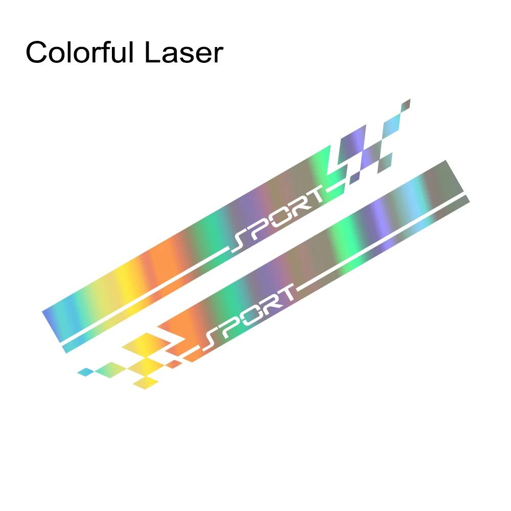 Auto Seitenstreifen Aufkleber Sport Racing Sticker Vinyl Aufkleber Grafiken Dekoration Tuning Zubehör für Toyota Yaris Cross GR Hybrid