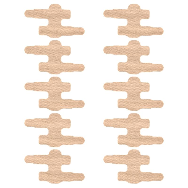10Pieces Precuts Finger Support Bandages with Double Straps and Breathable Materials Spandex for Joint Protections