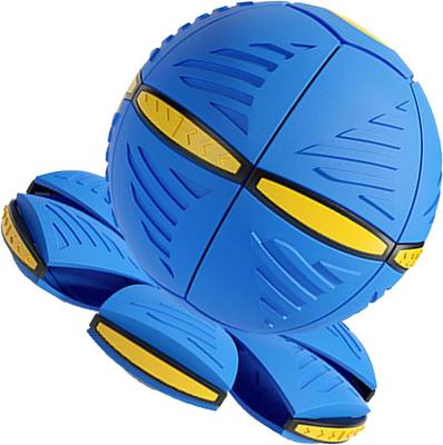 Magic Transforming Flying Saucer Ball, Ball, Shape-Changeable (Blue)