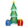 Fabric Inflatable Christmas Tree with Gift Box Decorations Festive 1.8 M
