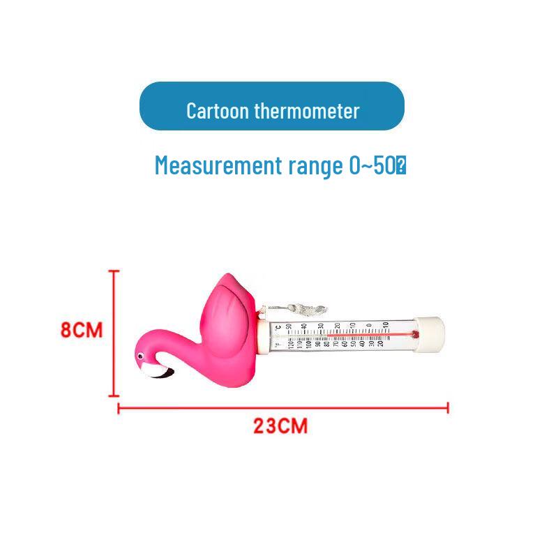 Floating Flamingo Swimming Pool Thermometer