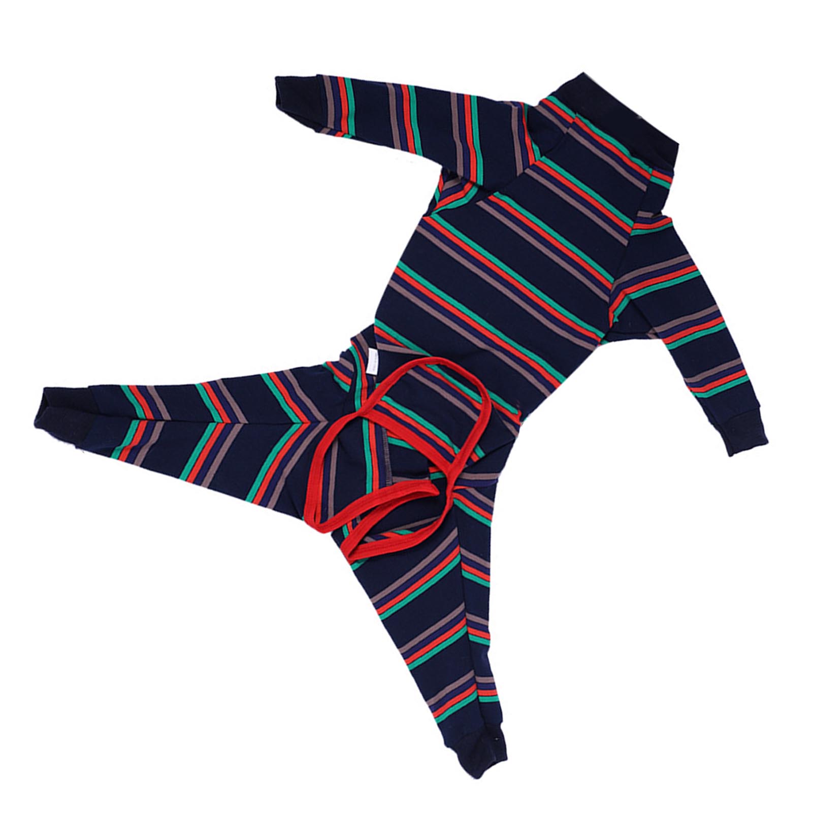 Dog Recovery Suit Autumn Fully Wrapped Prevents Licking Stretchy Breathable Pet Surgical Recovery Suit for Indoor XS