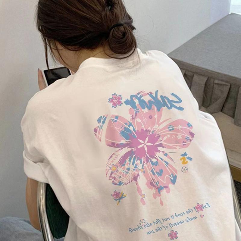 

Свободная Корейская Сли Винтажный Дизайн орт Sve Женская Футболка Милая Крутая ф Sve Топ Лето Хлопок Повседневная Футболка 4XL