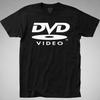 DVD LOGO T-SHIRT Video Retro Y2k 90s Disc Movie Physical Media Player 2000s