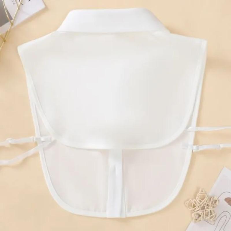 Fashionable Handmade Beads Detachable Collar for Women Shirt False Collar Lapel Blouse Top Tie Neckwear Femme Fuax Cols